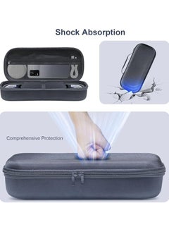 erorex PS5 Portal Handheld Storage Bag, Shockproof EVA Hard Case, Portable Carrying Case with Handle for PlayStation Portal, Game Console Organizer, Compression-Resistant Cover for PS5 Portal & Accessories  - Image 4