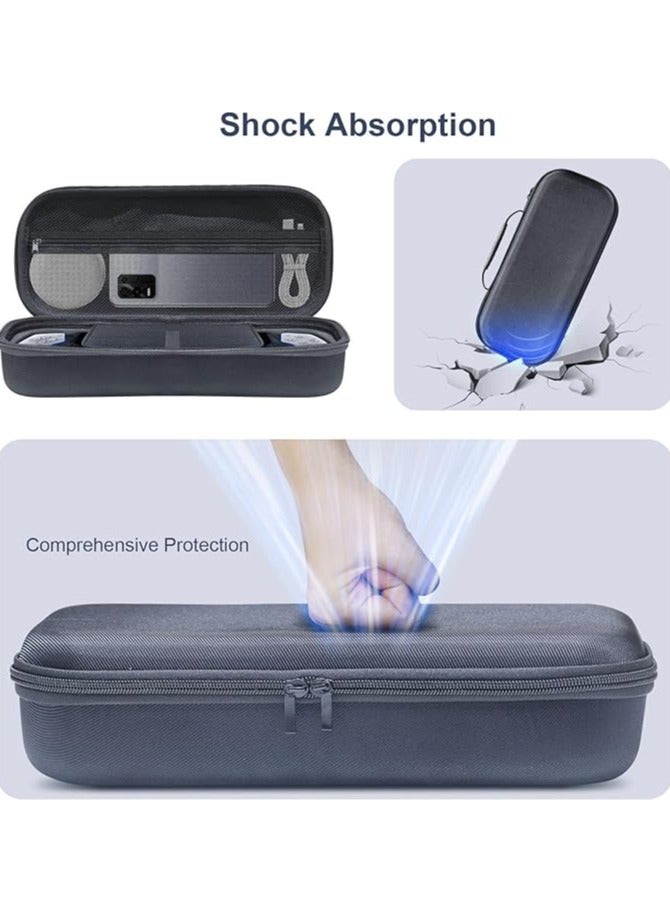 Green Tiger PS5 Portal Handheld Storage Bag, Shockproof EVA Hard Case, Portable Carrying Case with Handle for PlayStation Portal, Game Console Organizer, Compression-Resistant Cover for PS5 Portal & Accessories - Image 4