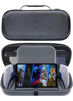 erorex PS5 Portal Handheld Storage Bag, Shockproof EVA Hard Case, Portable Carrying Case with Handle for PlayStation Portal, Game Console Organizer, Compression-Resistant Cover for PS5 Portal & Accessories  - Image 1