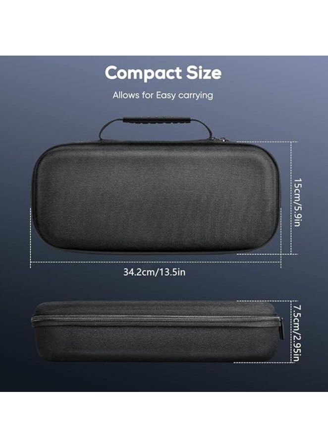 Green Tiger PS5 Portal Handheld Storage Bag, Shockproof EVA Hard Case, Portable Carrying Case with Handle for PlayStation Portal, Game Console Organizer, Compression-Resistant Cover for PS5 Portal & Accessories - Image 3