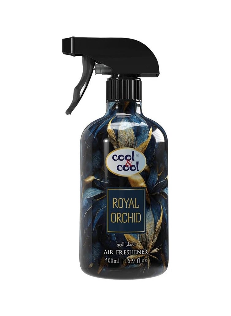 Cool & Cool Royal Orchid Air Freshener Long Lasting Fragrance 500ml  - Image 1