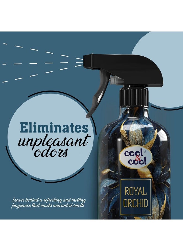 Cool & Cool Royal Orchid Air Freshener Long Lasting Fragrance 500ml  - Image 4