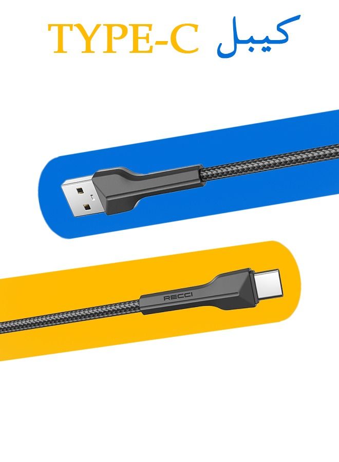 Recci Cable Type-C Black Coloer - Image 1