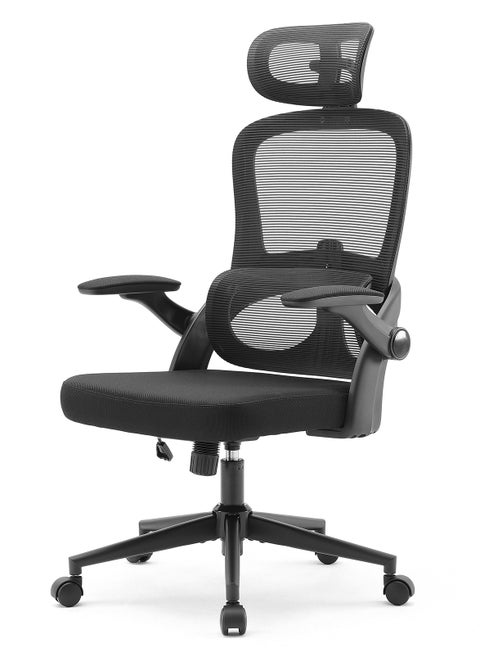 SIHOO M102C Ergonomic Gaming Office Chair, Computer High Back Chair with Dual Back Design - Individual Lumbar Pillow, 3D Armrests, Adjustable Headrest and Comfortable Thick Cushion (Black)