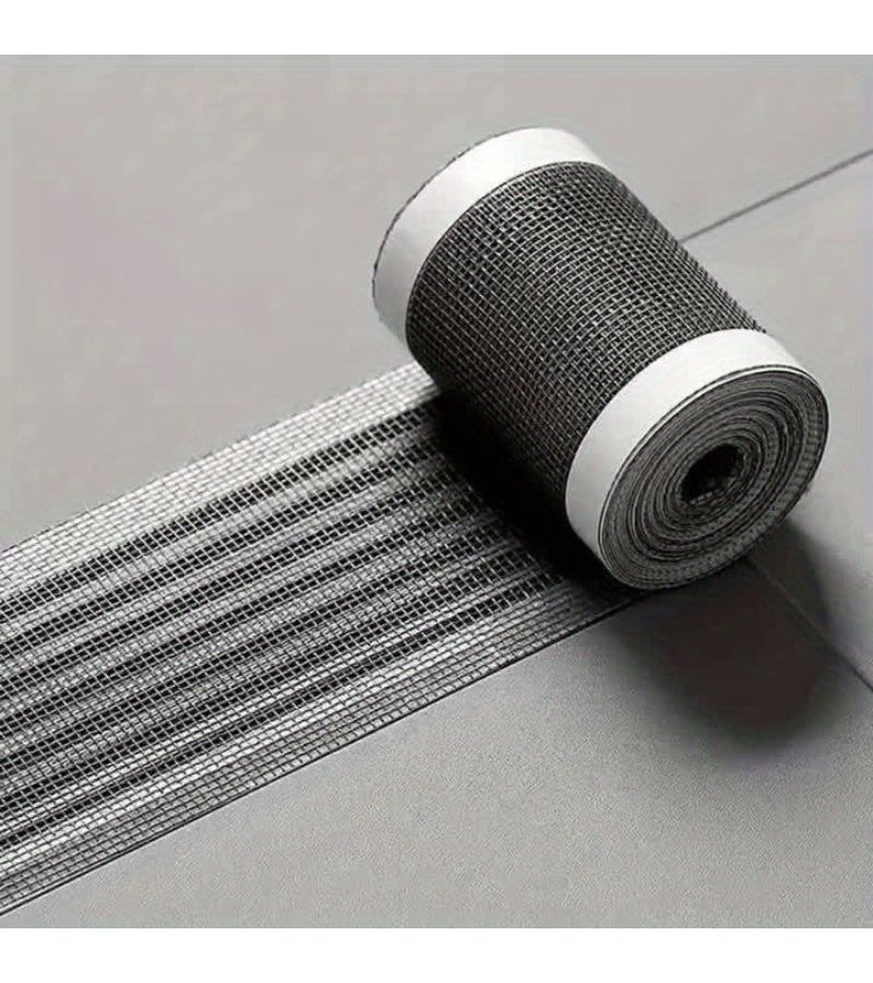 2 Pieces Drainage Filter Mesh Tape 157.48 Inch X 3.94 Inch With Scraper For Bathtub Shower Kitchen And Window Repair - Image 3