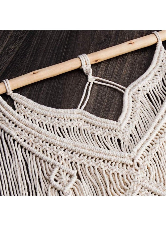 HOMESTAR Wall Hanging Woven Decor, Modern Bohemian Farmhouse Wall Art Tapestry, Geometric Beautiful Wall Art, for House, Apartment, Dorm Room - Image 4