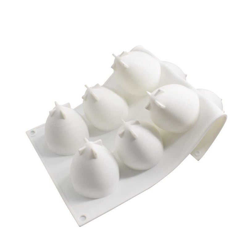 mostsom Silicone Mold Baking Pan Non-Stick Baking Pastry Chocolate Cake Dessert DIY Decoration Tools (Strawberry N_11.8x6.8x0.26 inch) - Image 2