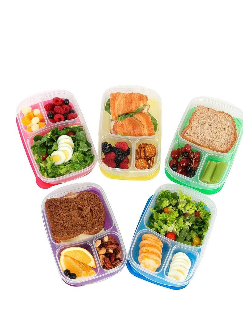 Generic - High-quality plastic rectangular lunch box - 2.2 liters - Code 1385 - transparent with a different color lid. - Image 1