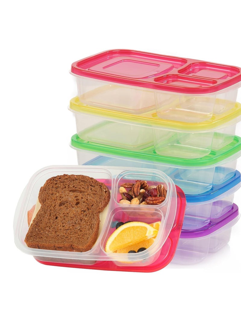 Generic - High-quality plastic rectangular lunch box - 2.2 liters - Code 1385 - transparent with a different color lid. - Image 1