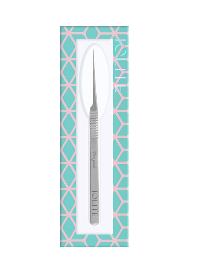 IOLITE Tool Alement Canadian Stainless Steel Straight Eyelash Tweezers Straight Curved - Image 1
