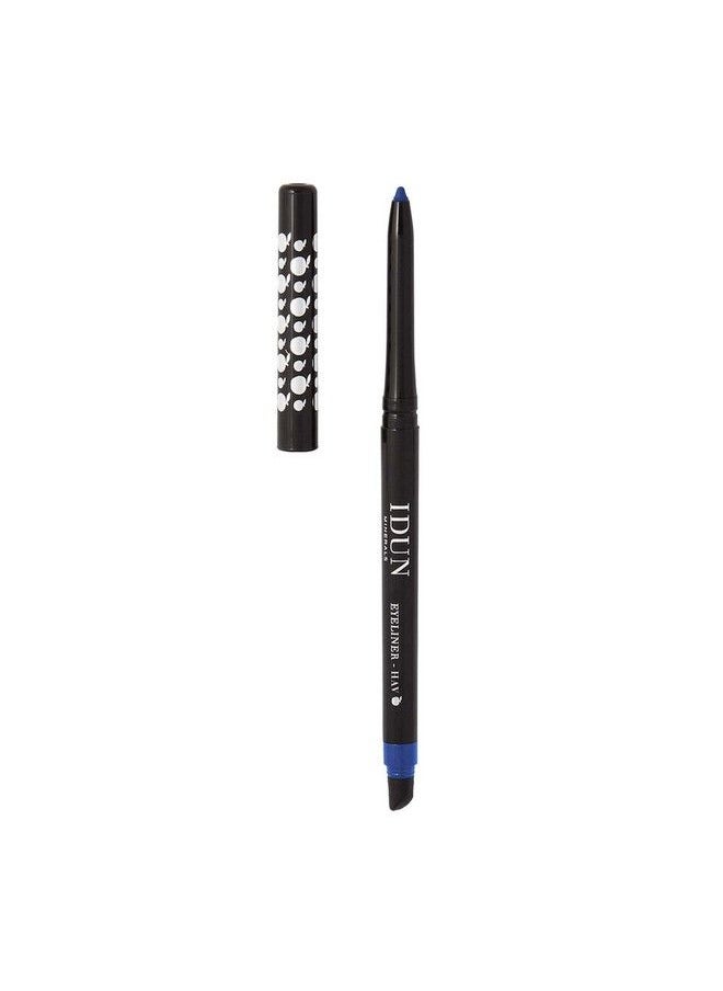 IDUN MINERALS Creamy Eyeliner  Precision Pen For Flawless Eye Looks  Skin Nourishing Mineral Formula  Fine Tipped Point And Angled Smudging Tool For Sharp Or Smoky Designs  101 Lava  0.012 Oz  - Image 1
