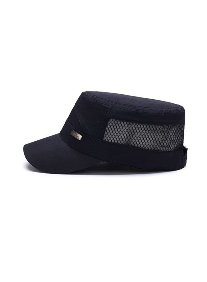 Top melon Retro Casual Flat Top Hat New Unisex Outdoor Middle-aged And Elderly Dad Large Head Circumference Cap - Image 5