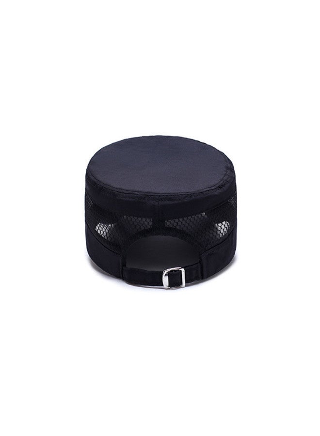 Top melon Retro Casual Flat Top Hat New Unisex Outdoor Middle-aged And Elderly Dad Large Head Circumference Cap - Image 3