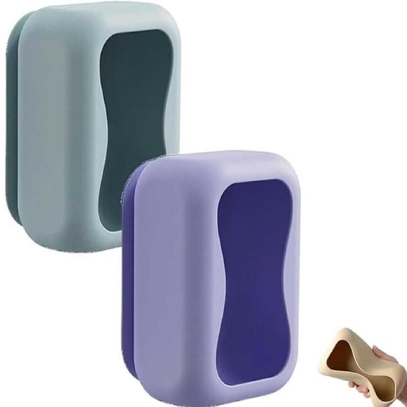 ENNCOZY Silicone Tissue Box with Suction Cup - Non-Slip, Waterproof Design for Bathroom, Kitchen, and Car - Image 2