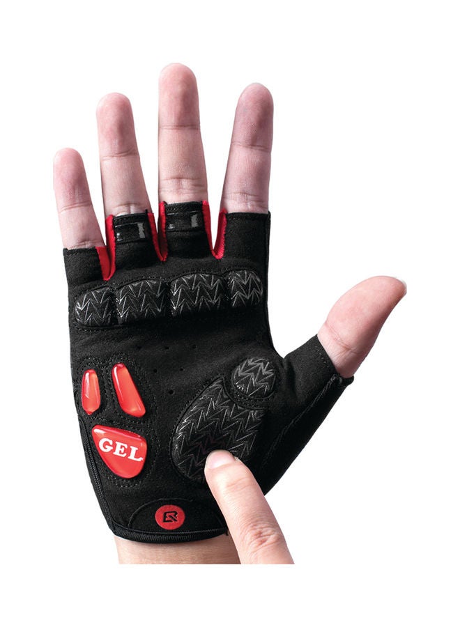Rockbros Cycling Half Finger Gloves with Gel Padded - Image 3