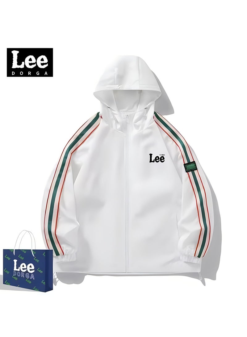 LEE جاكيت رياضي غير رسمي فضفاض عصري للزوجين 