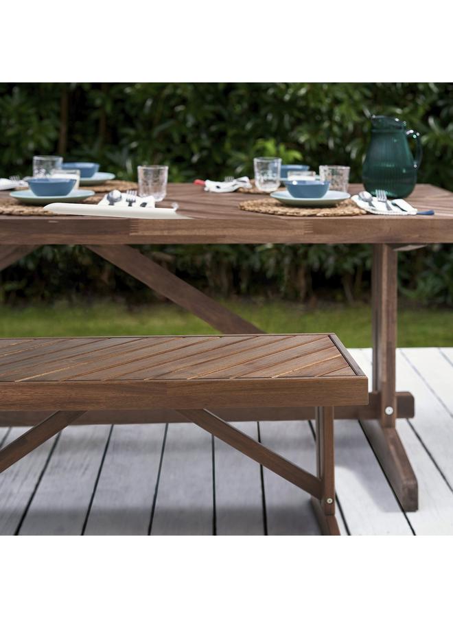 erorex Bench, Outdoor, Acacia, 100 Cm - Image 3