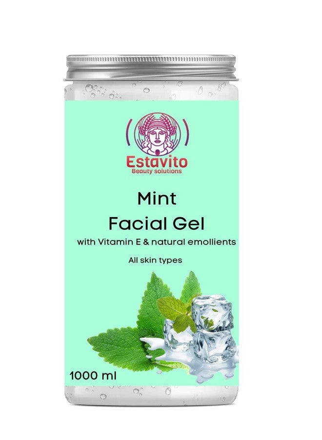 ESTAVITO Mint Gel 1000 ml for Instant Glow and complete nourishment | For All skin types | - Image 1