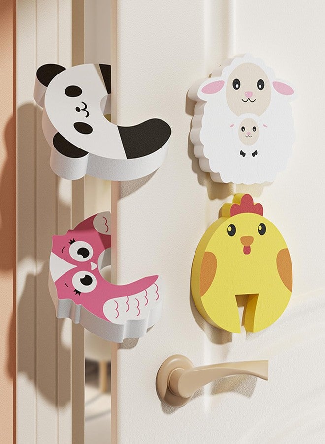 Potency EVA Foam Animal Door Handle Bumper Guard and Finger Pinch Protector for Kids, Multi-Colour (B-AB Multicolor, Pack of 2) - Image 4