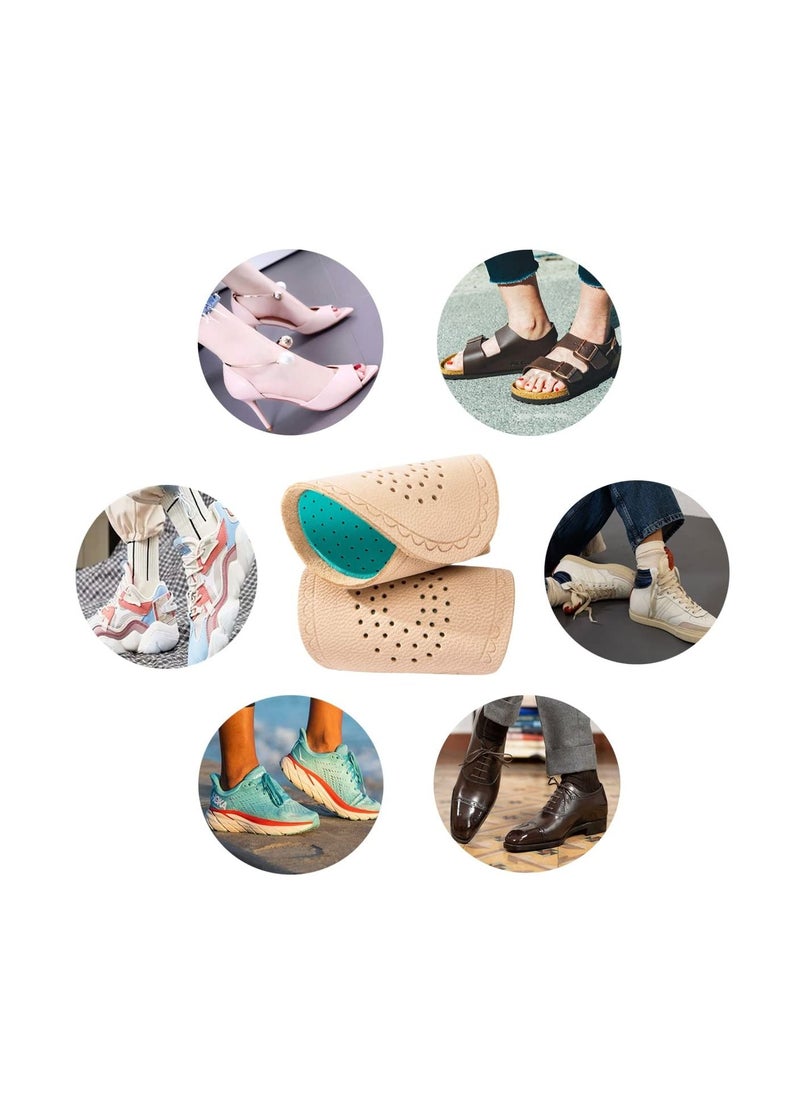 KASTWAVE - 3 Pairs Metatarsal Pads - Ball of Foot Cushion Inserts High Heel Inserts Forefoot Pads Provide Soft Cushioning Anti-Sliding Shoe Insoles for All Kind of Shoes, Beige - Image 1