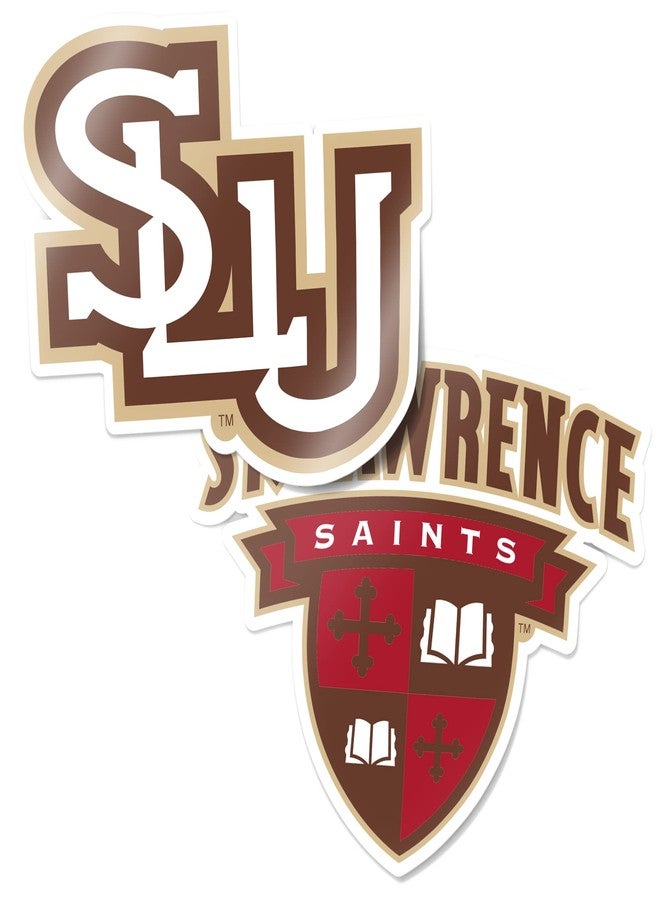 Desert Cactus St. Lawrence University Sticker St. Lawrence Saints Vinyl Decal Laptop Water Bottle Car Scrapbook Sheet (4 Inch Set V1) - Image 1