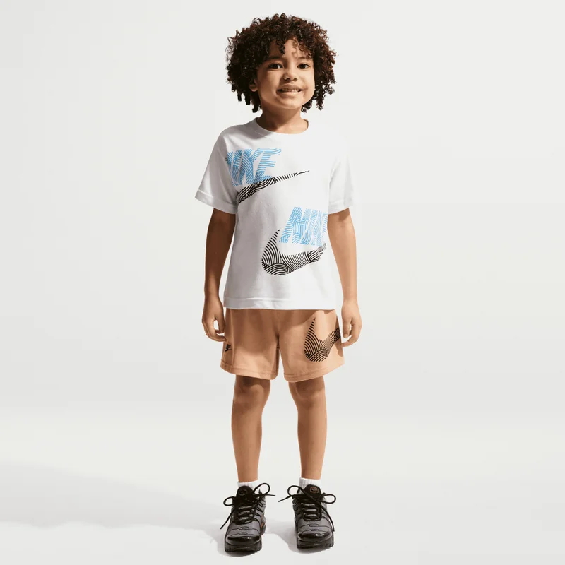 نايكي Kids' Sportswear Jersey T-Shirt and Shorts Set