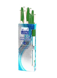 LEENO قلم حبر أخضر 1.0 مم 12 قطعة 