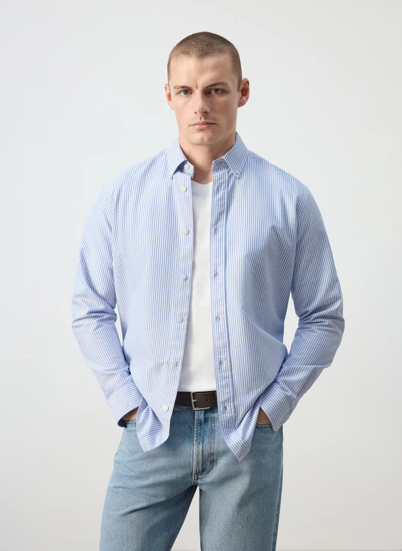 100% cotton striped shirt