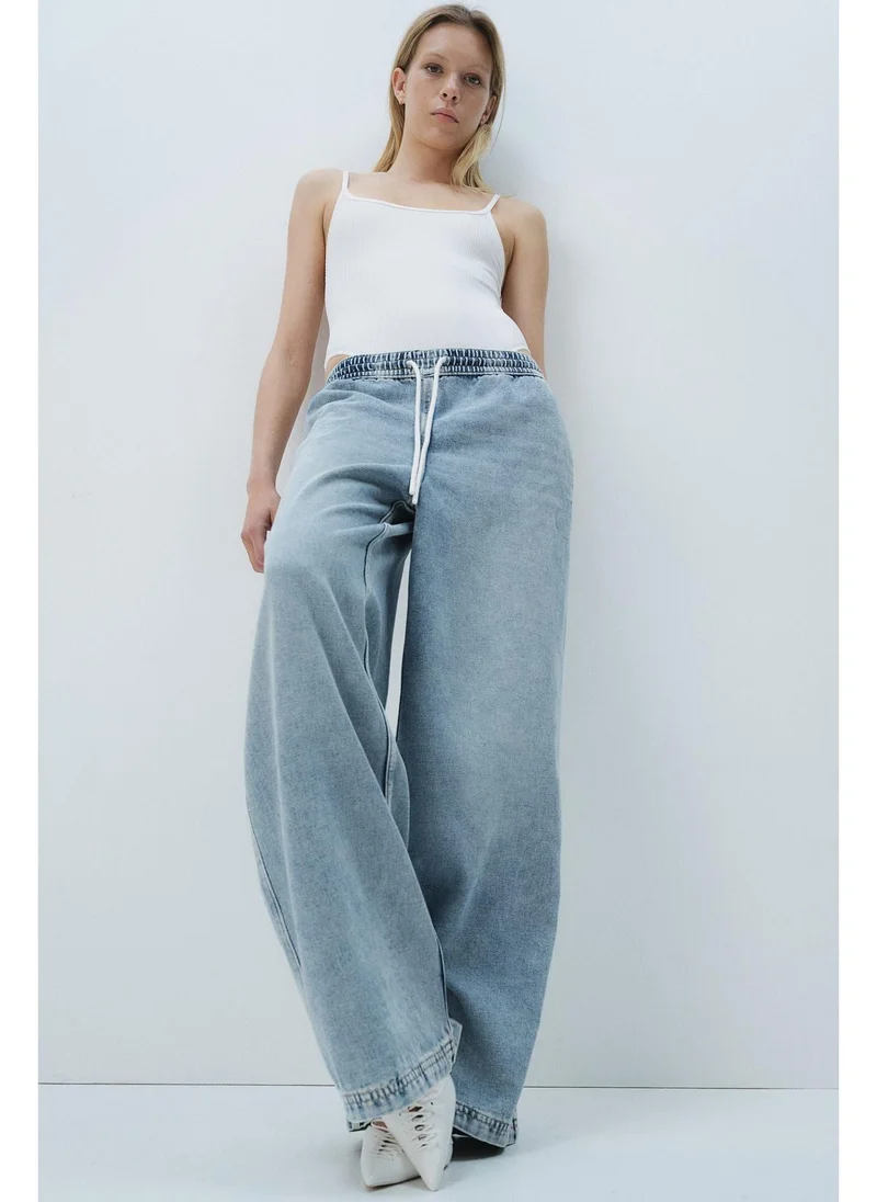 اتش اند ام Denim pull-on trousers