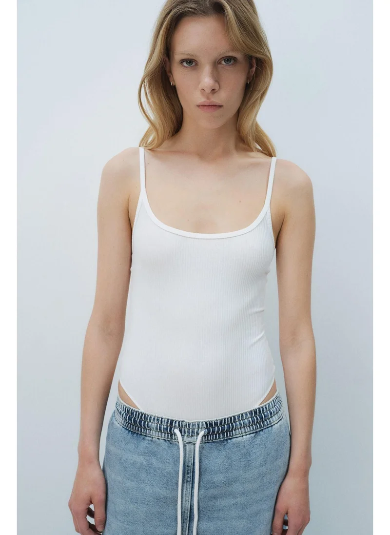 H&M Denim pull-on trousers