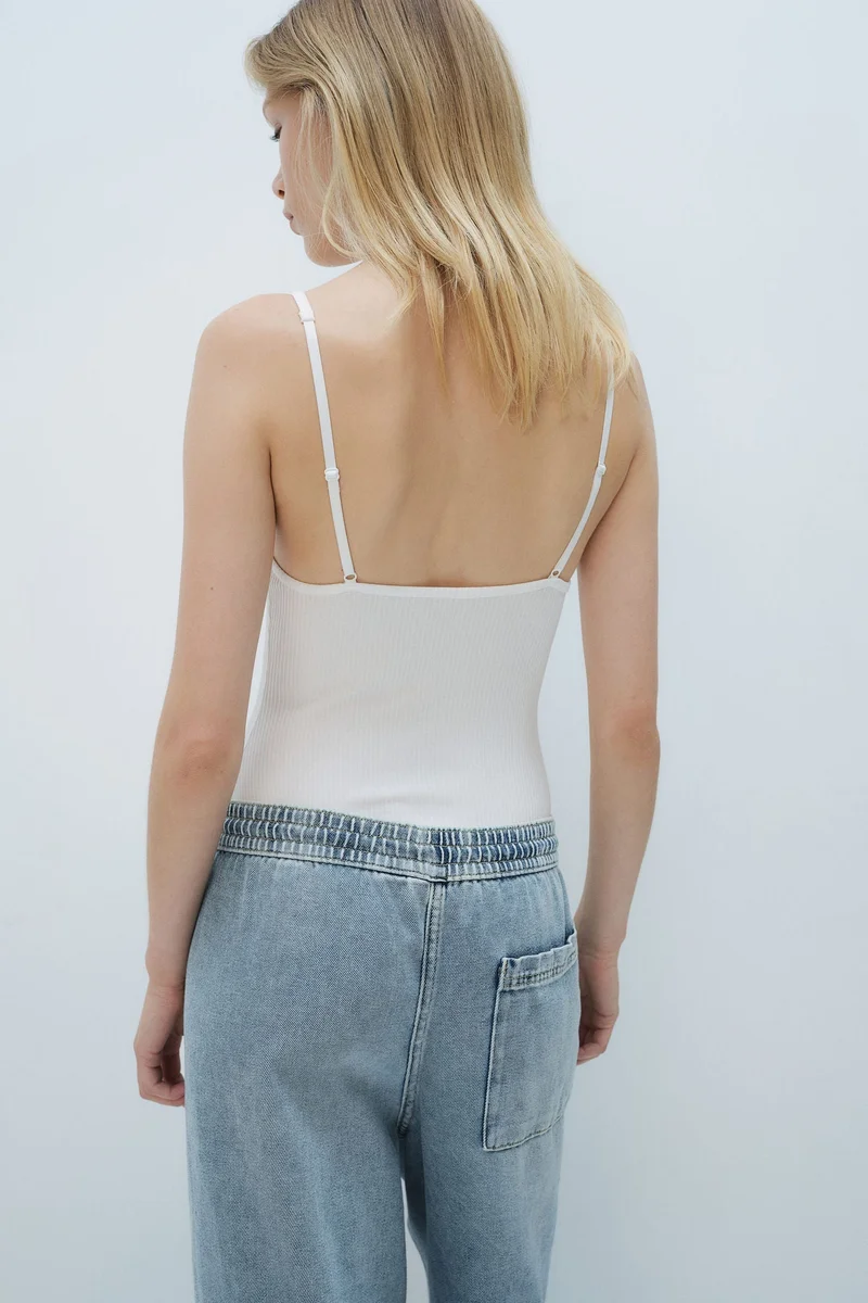 H&M Denim pull-on trousers