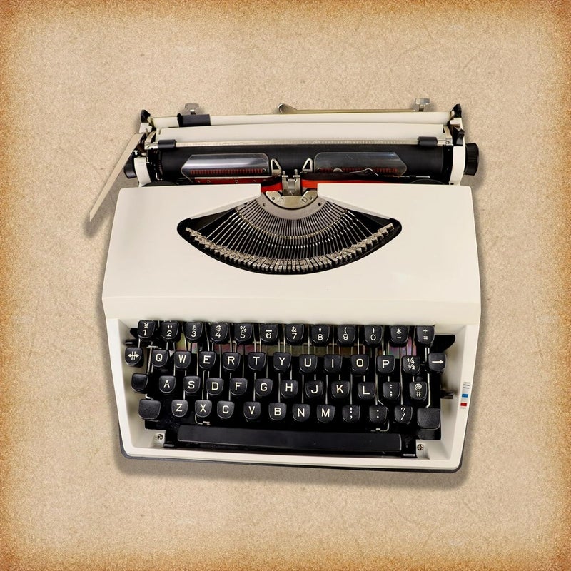 Manual Typewriter Traditional,Portable Mechanical English Typewriter for Notes,Classic Retro Writing Machine,Letters,or Creative Writing and Vintage Collectible Present - Image 3
