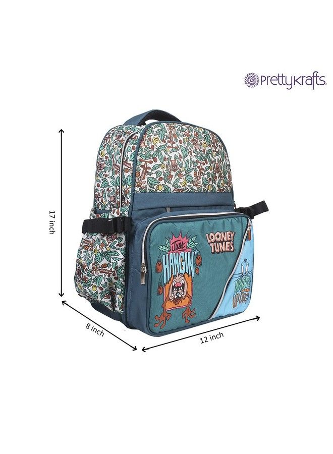 PrettyKrafts Looney Tunes Diaper Bag;Diaper Backpack For Mothers;Perfect Maternity Bag For Travel And Outdoors Without Rod Bottle Green  - Image 3