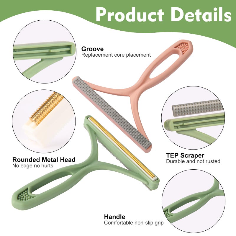 Asnfanl 3 in 1 Lint Remover,Pet Hair Remover, Dog Cat Hair Remover,Carpet Rake,Lint Brush,Lint Shaver for Carpets, Multi Fabric Edge and Carpet Rake,Car Mat,Couch,Pet Bed,Furniture & Rug(1 PC) - Image 4