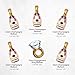 PartyForever Big Bachelorette Party Balloons Decorations Kit 6 Pack Bridal Shower Party Balloons Supplies Ring Ballon and Rose Gold Champagne Bottle Balloons - Image 2