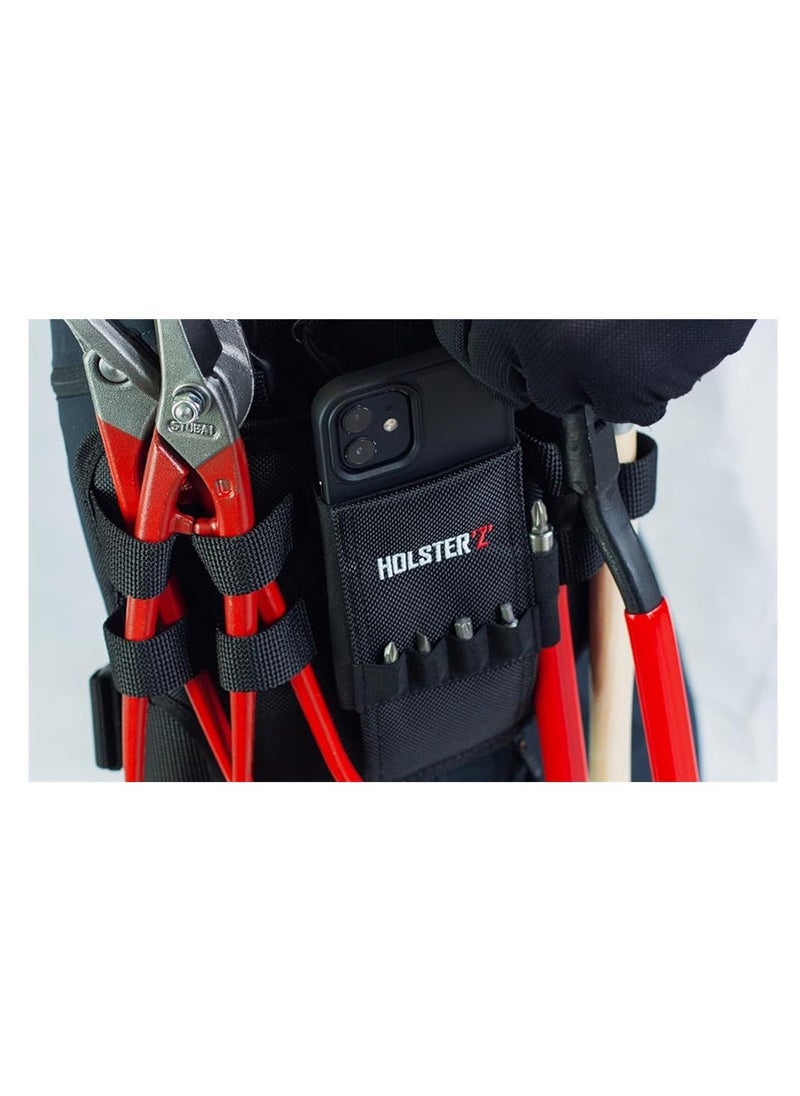 Portable Tool Pouch For Leg, Adjustable Multifunctional Tool Holder with Belt Clip for Hammer, Screwdriver, Wrench, Scissors, Oxford Cloth Tool Storage Bag, 11 x 8 inches  - Image 4