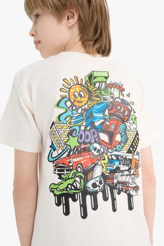 Boy Crew Neck Back Printed T Shirt - pzsku/Z2897F75B23B341E8E451Z/45/1751030253/24ef4ed6-7d6b-4ae3-aec0-611fc5c1357e