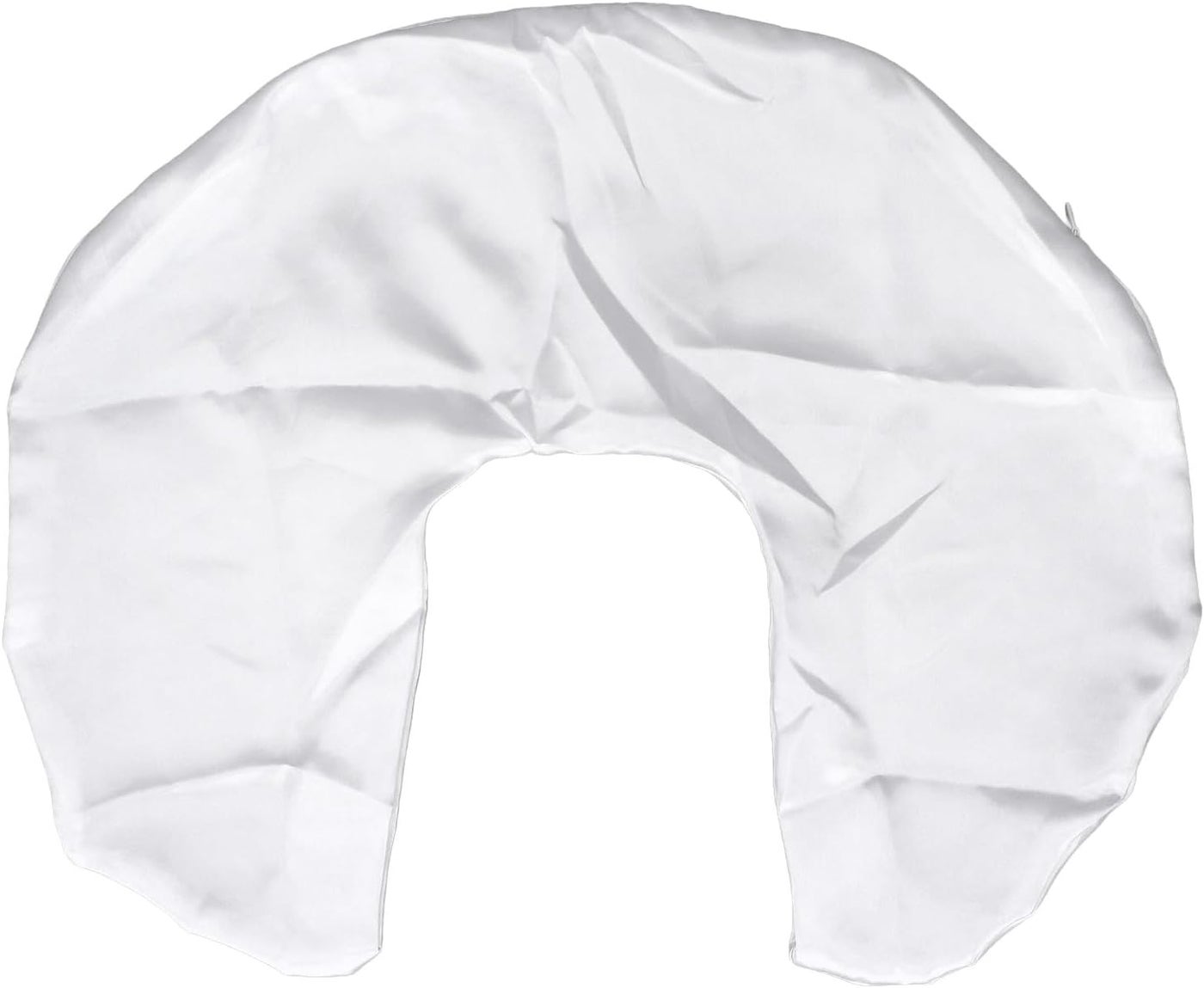 Nursing Pillow Cover Made of Soft Satin, Skinfriendly, Washable, Breathable, Nursing Pillow Cover Compatible for Feeding and Newborn Care (White)