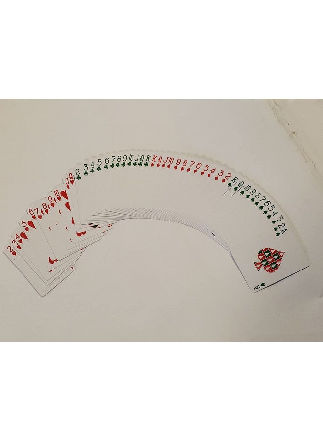 Bicycle Green Back Red Santa Playing Cards - Image 4