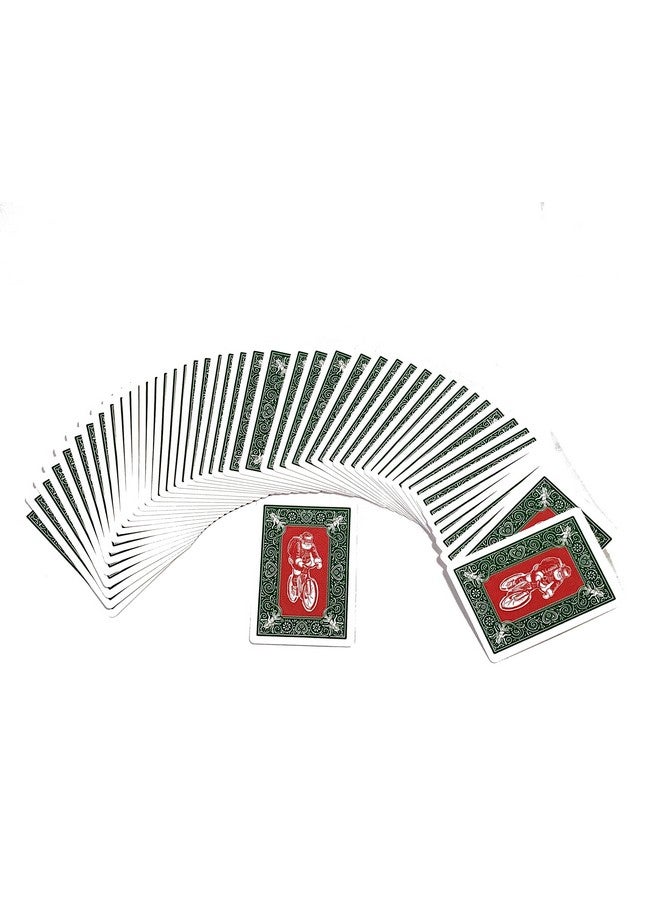 Bicycle Green Back Red Santa Playing Cards - Image 3