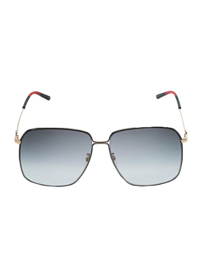 GUCCI Women Square Sunglasses with Grey lenses GG0394S 001 61mm - Image 1