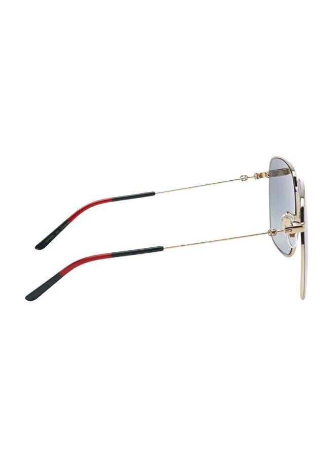 GUCCI Women Square Sunglasses with Grey lenses GG0394S 001 61mm - Image 3