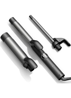 TYMO TYMO Curling Iron Set  3 in 1 Ceramic Hair Curler 12 1 1 12 Inch Professional Ionic Curling Wand for Travel Fast Heating 5 Temps  Dual Voltage for Shiny Defined Curls to Beach Waves 
