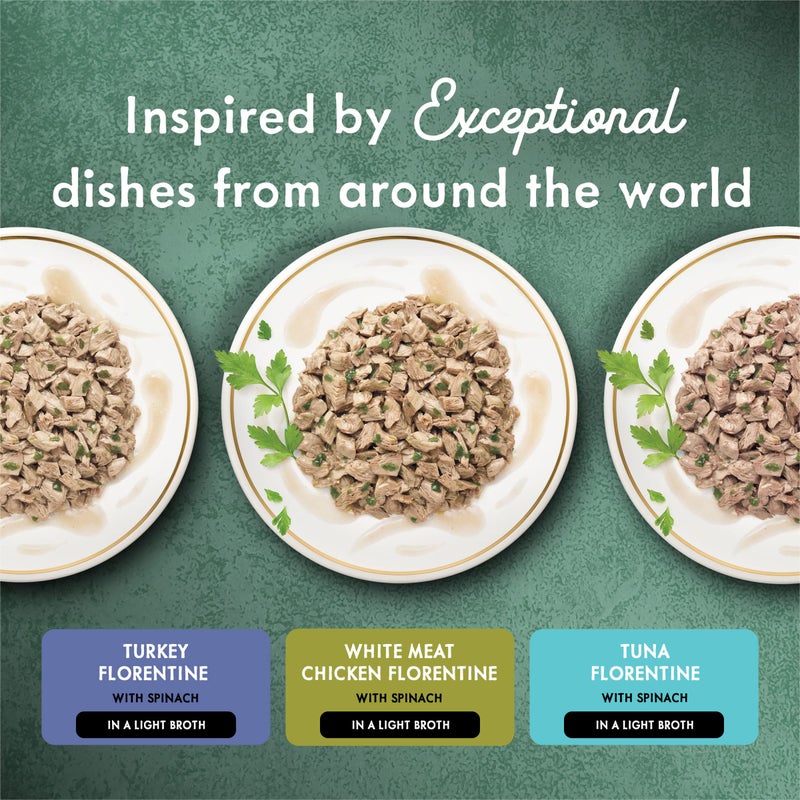 Fancy Feast طعام قطط رطب من بورينا فانسى فيست ميدليز فلورنتين - مجموعة متنوعة من الطعام الرطب للقطط - (2 عبوة من 12) علب 3 أونصات - Image 3