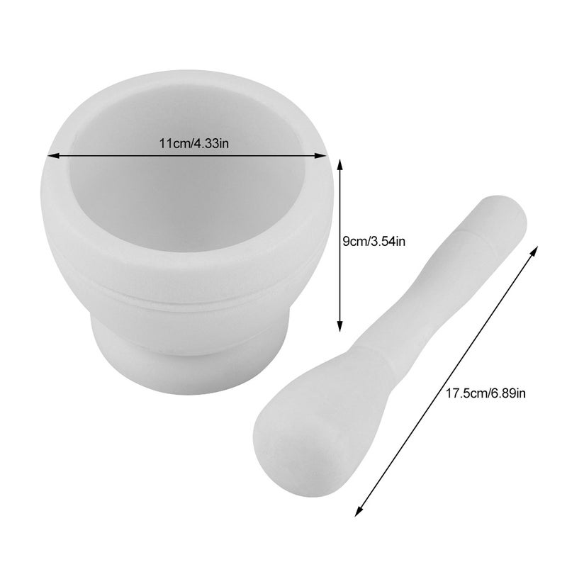 Manual Plastic Garlic Grinder Spices Herbs Mortar Pestle Set Grinding Bowl Kitchen Tool(#3) - Image 5