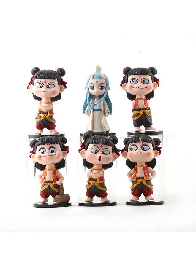 General Nezha character model desktop decoration Ao Bing model toy birthday party collection decoration gift for family and friends  - Image 1