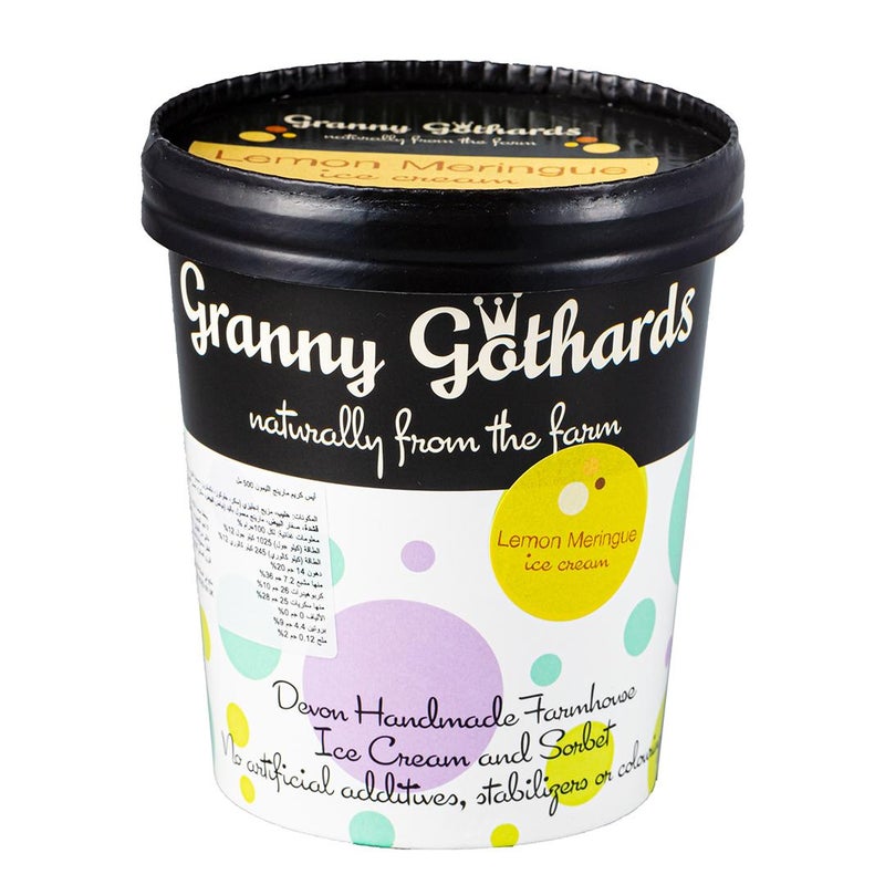 Gourmet Ice Cream, Lemon Meringue - 500ml, UK