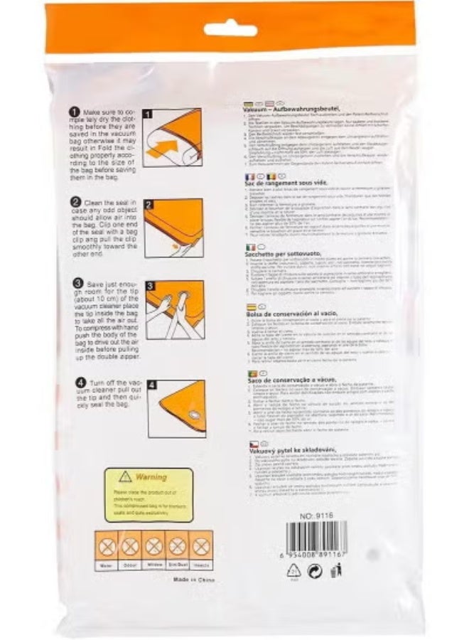 Vacuum Storage Bag – Large Size 80×110 cm, Saves Up to 75% Space - Image 5