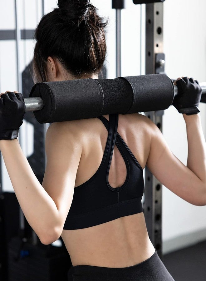 LAVVON Barbell Squat Pad Set with Nylon Padding & AntiSlip Thick Foam - Standard Weight Bar Pad with Wrist Straps for Squats, Lunges & Hip Thrusts - Image 3