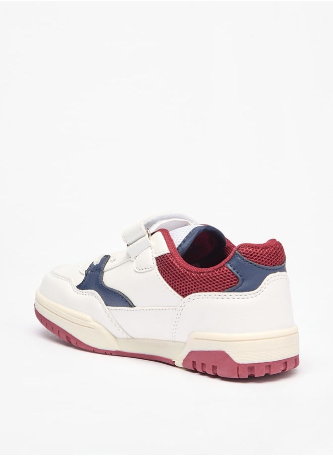 LBL by Shoexpress Boy's Panelled Shoes with Hook and Loop Closure  - Image 2